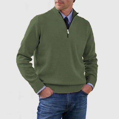 Howard | Well-Groomed Class Zipped Sweater