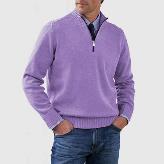 Howard | Well-Groomed Class Zipped Sweater