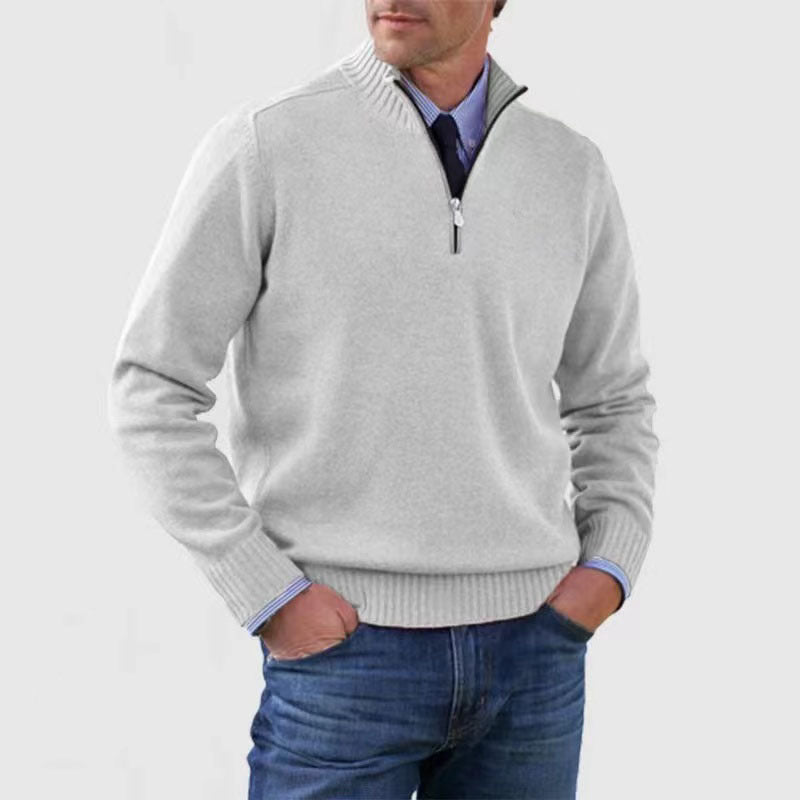 Howard | Well-Groomed Class Zipped Sweater