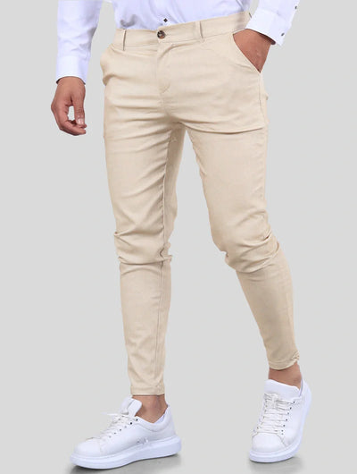 Noa Stretch Broek - Kaki