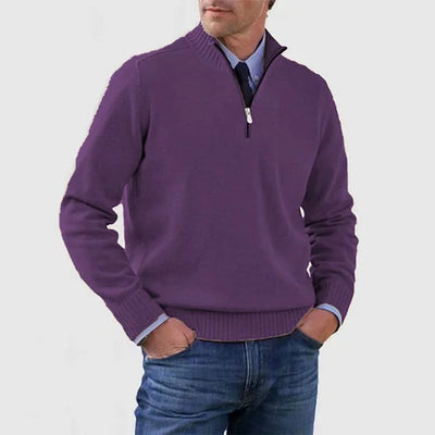 Howard | Well-Groomed Class Zipped Sweater