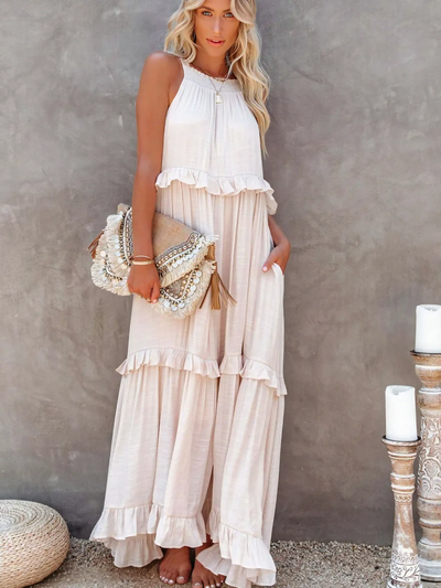 Elsie - Ruffle Maxi Dress