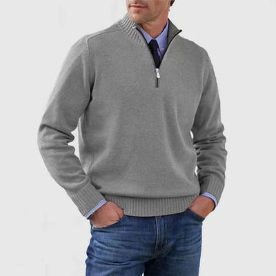 Howard | Well-Groomed Class Zipped Sweater