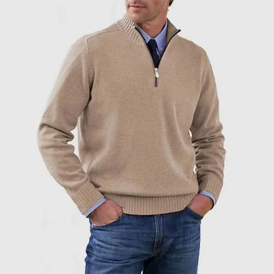 Howard | Well-Groomed Class Zipped Sweater