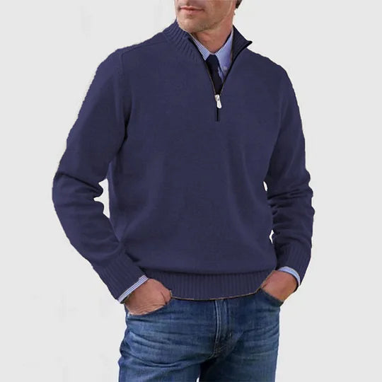 Howard | Well-Groomed Class Zipped Sweater