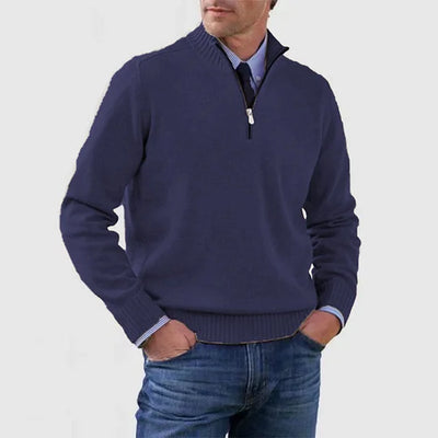 Howard | Well-Groomed Class Zipped Sweater