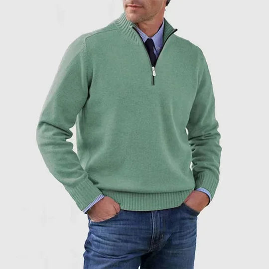 Howard | Well-Groomed Class Zipped Sweater