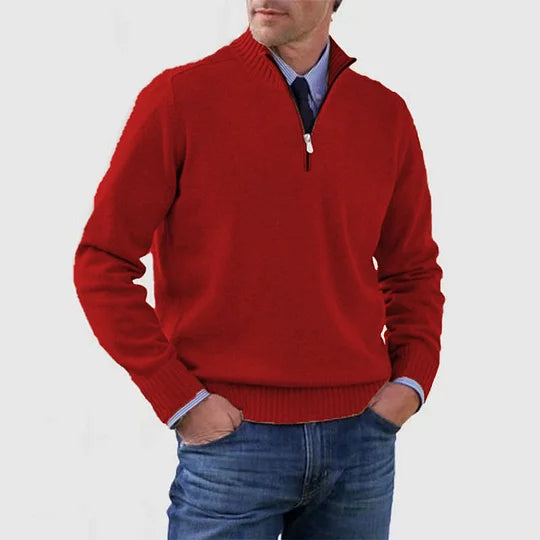 Howard | Well-Groomed Class Zipped Sweater