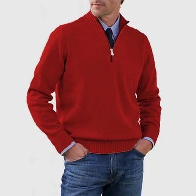 Howard | Well-Groomed Class Zipped Sweater