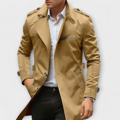 Artisanal Trench Coat Elegance for the Modern Man