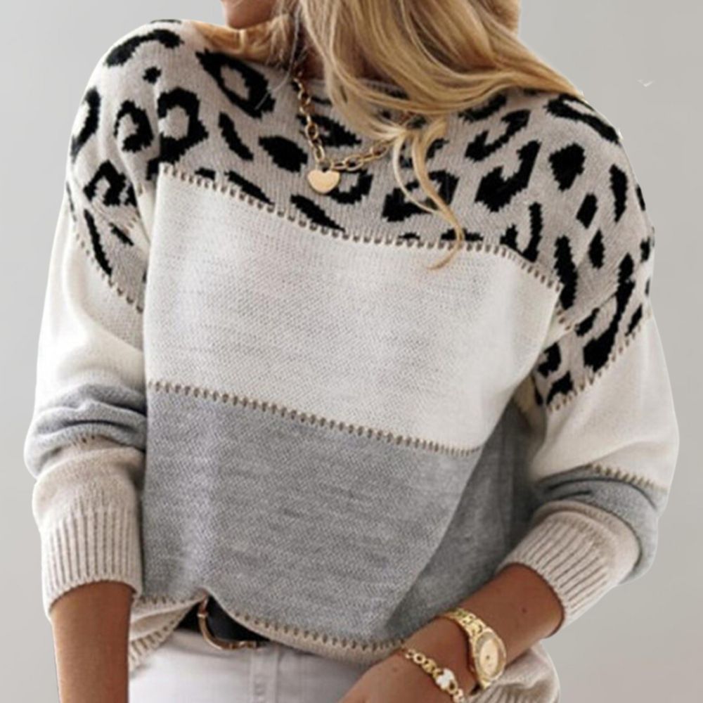 Tamsin | Chic leopard print sweater