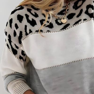 Tamsin | Chic leopard print sweater