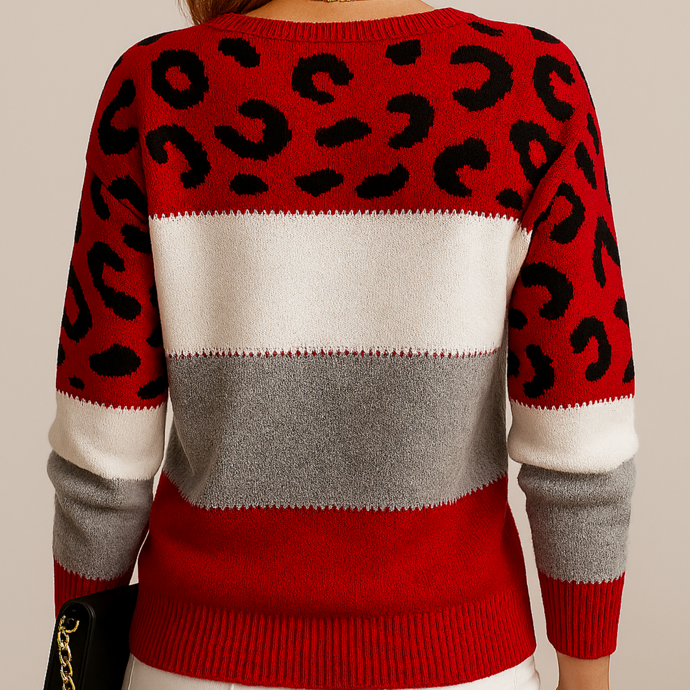 Tamsin | Chic leopard print sweater