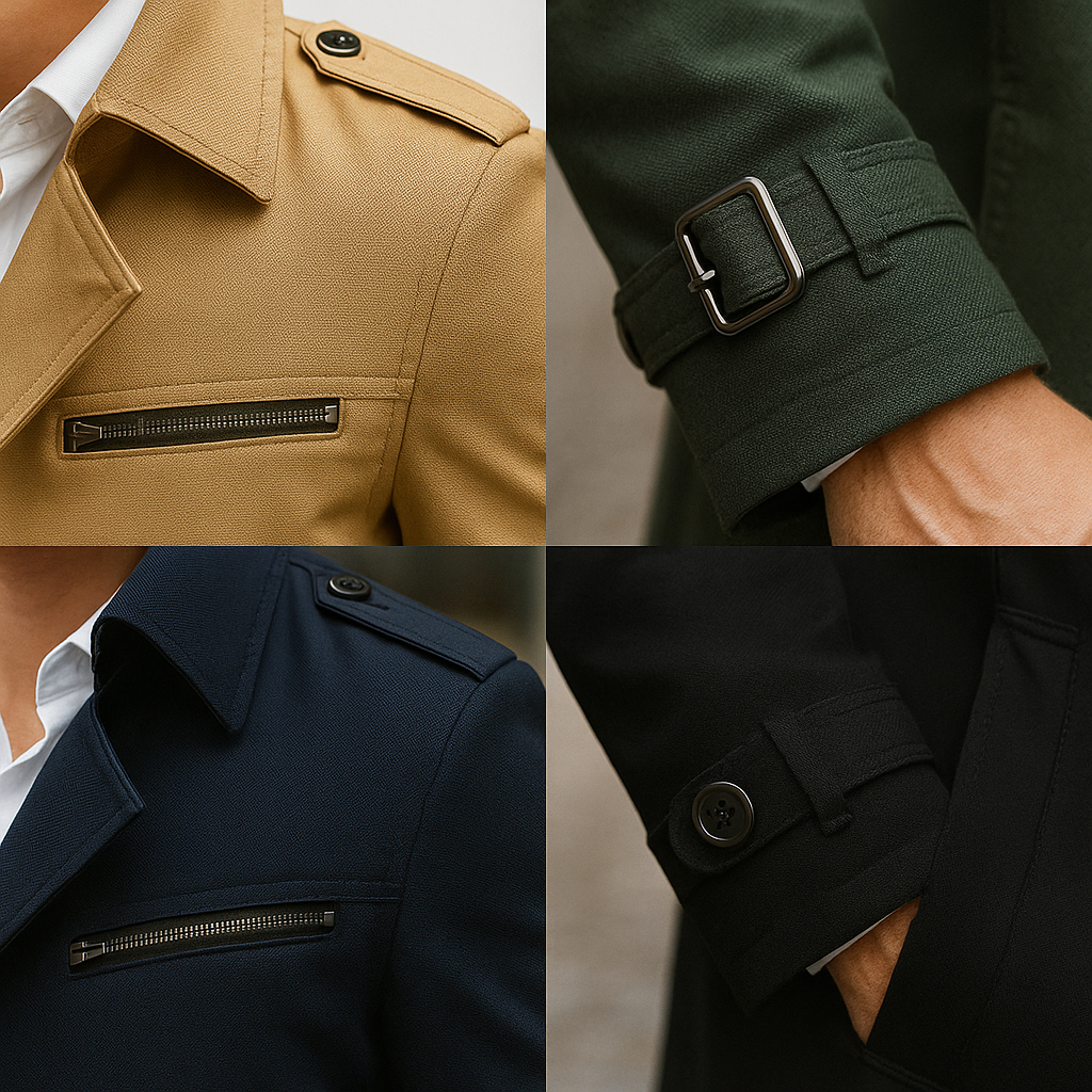 Artisanal Trench Coat Elegance for the Modern Man