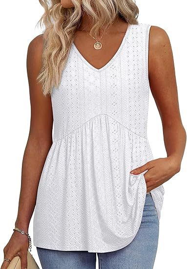 Elenor | Effortless Flowy Sleeveless Tank Top