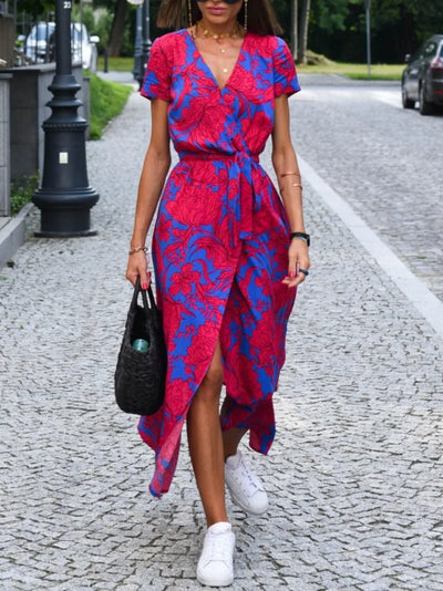 Tina | Floral Wrap Dress