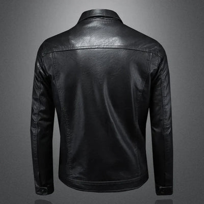 Darius™ | Premium leather jacket in motorcycle style