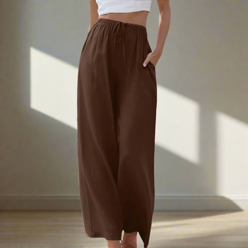 Zoe™ - Elegant Cotton Trousers