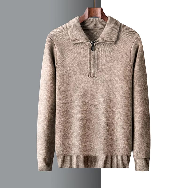 Isaac™ - Soft Warm Quarter Zip Sweater