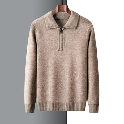 Isaac™ - Soft Warm Quarter Zip Sweater