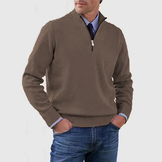 Howard | Well-Groomed Class Zipped Sweater