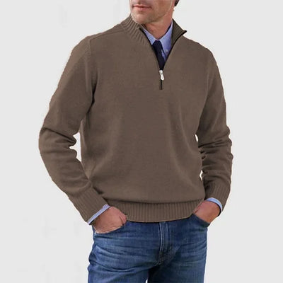 Howard | Well-Groomed Class Zipped Sweater